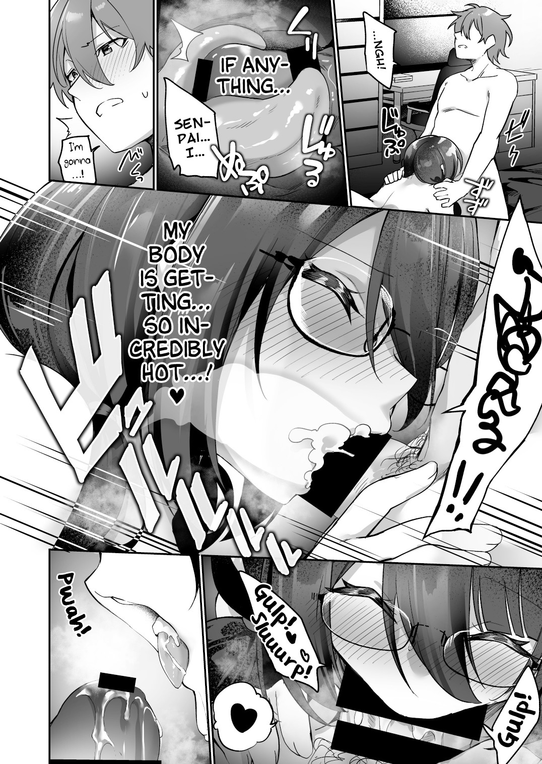 Hentai Manga Comic-I Ended Up Changing Bodies With The big Breasted Yandere Kouhai Who Gets Turned On From Simply Hearing My Voice-Read-37